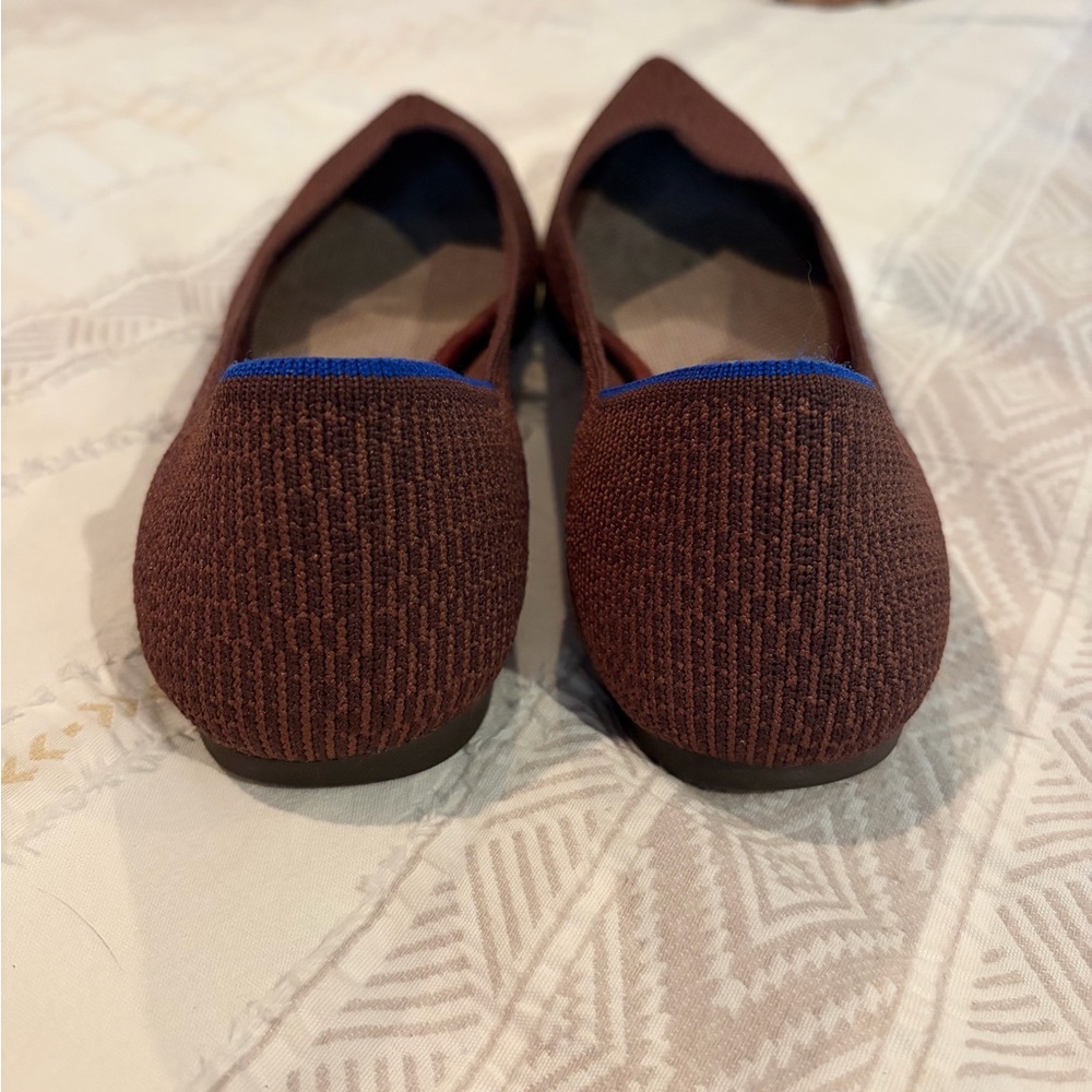 RETIRED PATTERN! Rothy’s Truffle Python Point flat (size 8.5) - Picture 3 of 6